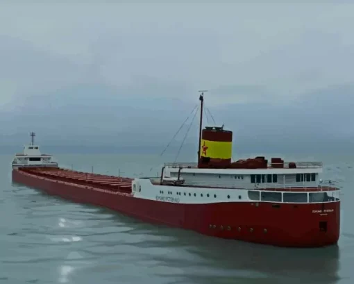 Big Edmund Fitzgerald Paint By Numbers
