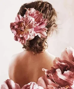 Flower Lady Paint By Numbers