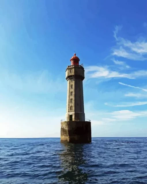 Phare De La Jument Paint By Numbers