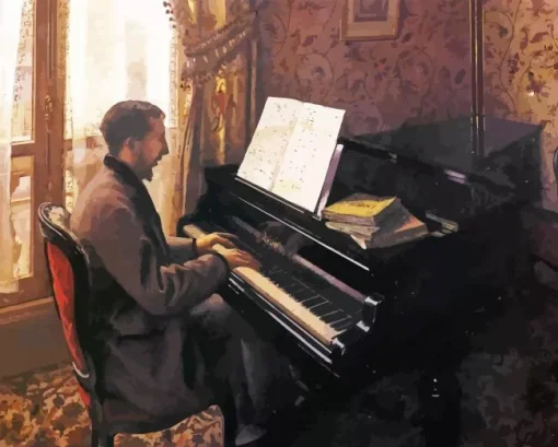 Young Man Caillebotte Paint By Numbers