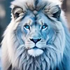 Blue Eyes Lion Paint By Numbers