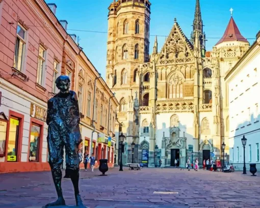 Kosice Slovakia City Paint By Numbers