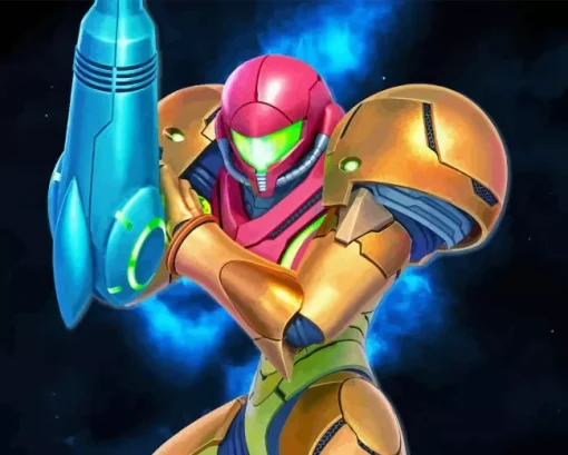 Metroid Paint By Numbers