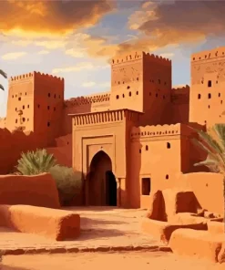 Morocco Kasbah Paint By Numbers