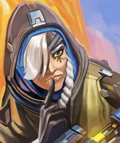 Cool Overwatch Ana Paint By Numbers