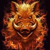 Cool Razorback Pig Paint By Numbers