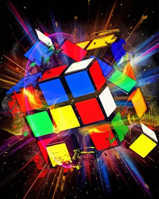 Rubiks Paint By Numbers