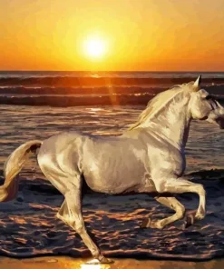 Running Horse Paint By Numbers