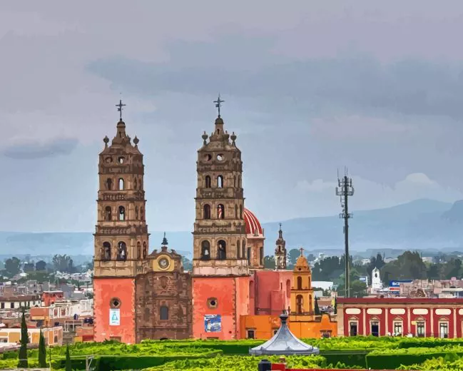 Salvatierra paint by number Salvatierra City Paint By Numbers