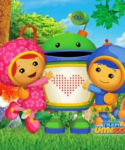 Small Team Umizoomi Paint By Numbers