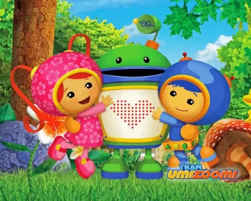 Small Team Umizoomi Paint By Numbers