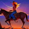 The Cowgirl Paint By Numbers