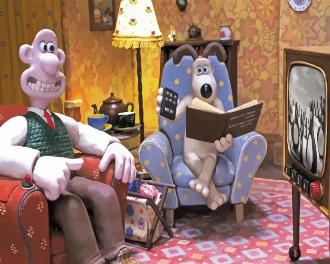 Wallace and gromit paint by number Wallace And Gromit Paint By Numbers