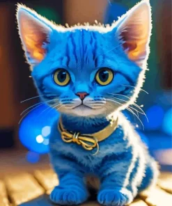Baby Grey Cat Paint By Numbers
