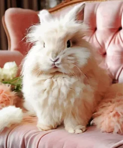 Angora Rabbit Paint By Numbers