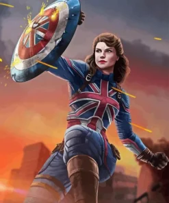 Captain Carter Paint By Numbers