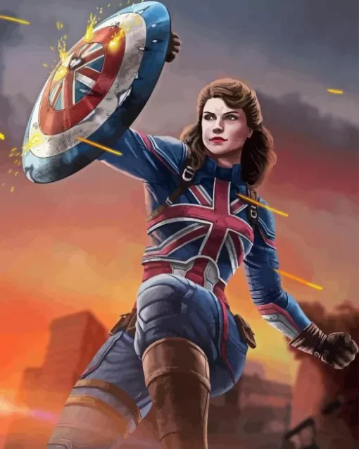 Captain Carter Paint By Numbers