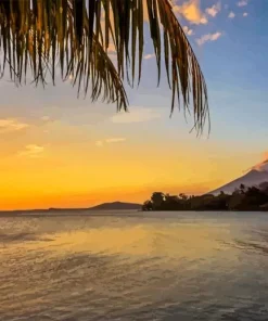 Nicaragua Sunset Paint By Numbers