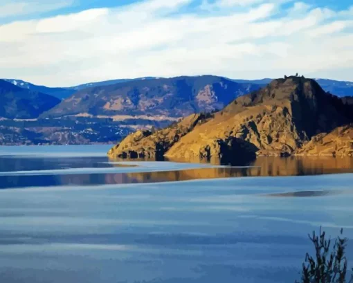 Epic Okanagan Lake Paint By Numbers