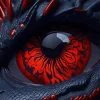 Red Dragon Eye Paint By Numbers