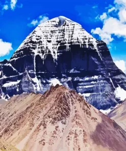 Kailash Mansarovar Lake Paint By Numbers