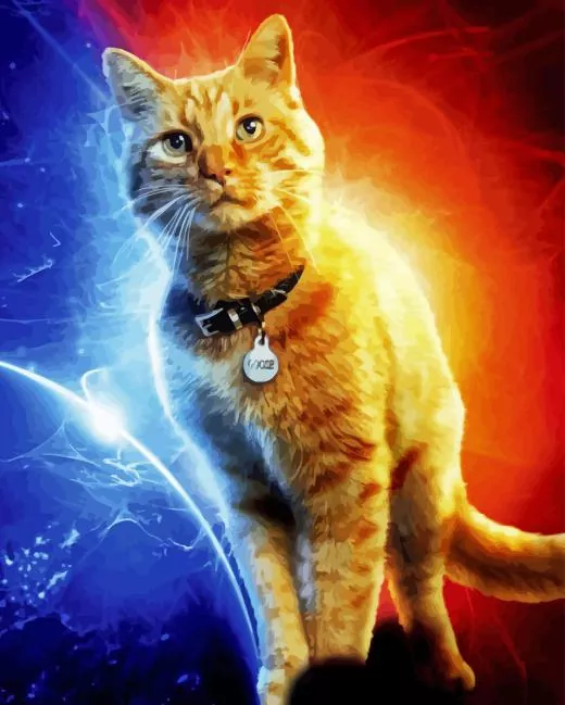 Marvel cat paint by numbers Marvel Cat Paint By Numbers