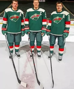 Minnesota Wild Players Paint By Numbers