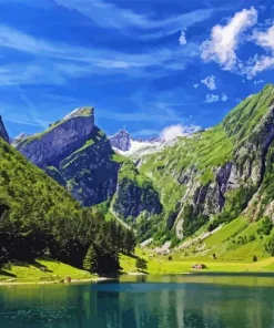 Seealpsee Lake Paint By Numbers