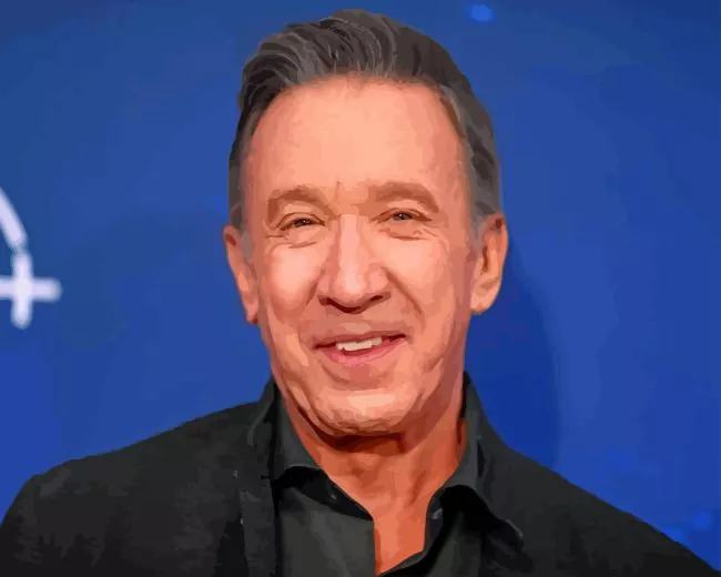 Tim Allen paint by number Aesthetic Tim Allen Paint By Numbers