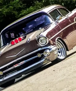 Vintage 57 Chevy Paint By Numbers