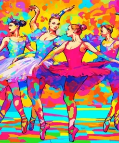 Abstract Ballerinas Paint By Numbers