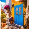 Aesthetic Greek Street Paint By Numbers