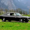 Black 69 Charger Paint By Numbers