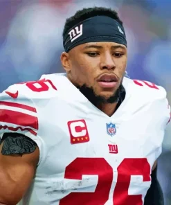 Player Saquon Barkley Paint By Numbers