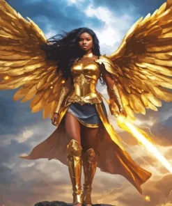 Warrior Angel Paint By Numbers
