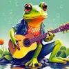 Illustration Frog Paint By Numbers