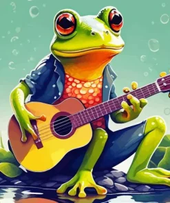 Illustration Frog Paint By Numbers