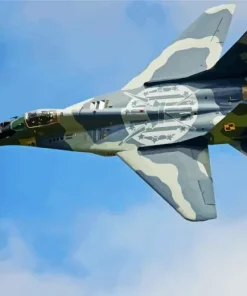 Big Mig 29 Fulcrum Paint By Numbers