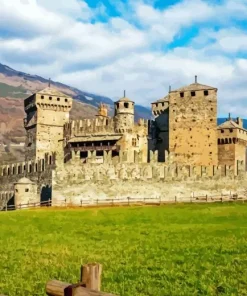 Italian Valle Daosta Paint By Numbers