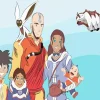 Aang And Katara Family Paint By Numbers