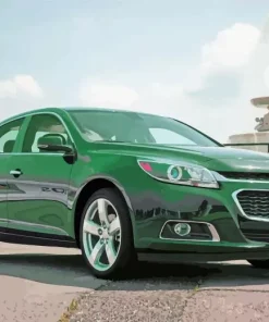 Green Malibu Car Paint By Numbers