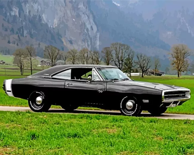 black 69 charger paint by numbers Black Charger Paint By Numbers