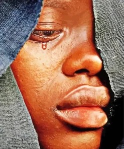 Black Woman Crying Paint By Numbers