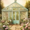 Floral Greenhouse Paint By Numbers
