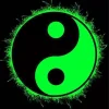 Green Yin Yang Art Paint By Numbers