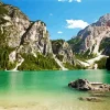 Italian Lake Braies Paint By Numbers