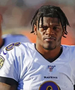 American Lamar Jackson Paint By Numbers