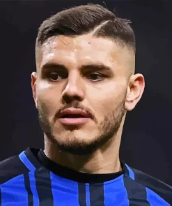 Player Mauro Icardi Paint By Numbers