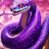 Big Purple Pit Viper Paint By Numbers