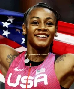 Sha Carri Richardson Paint By Numbers